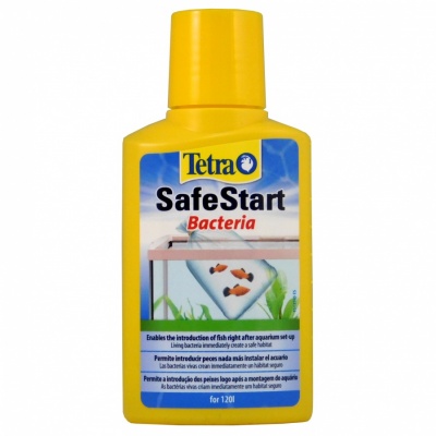 Tetra SafeStart 100 ml, живые бактерии для быстрого заселения аквариума