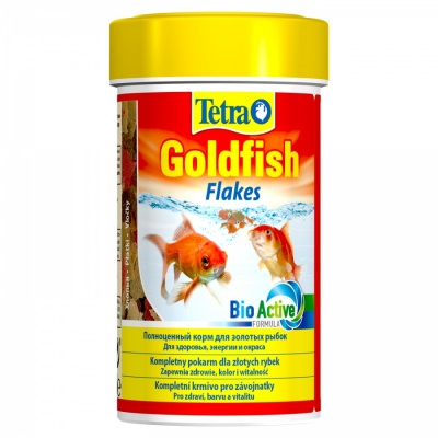 Tetra Goldfish Flakes Основной корм для золотых рыбок, хлопья 100 мл/20гр